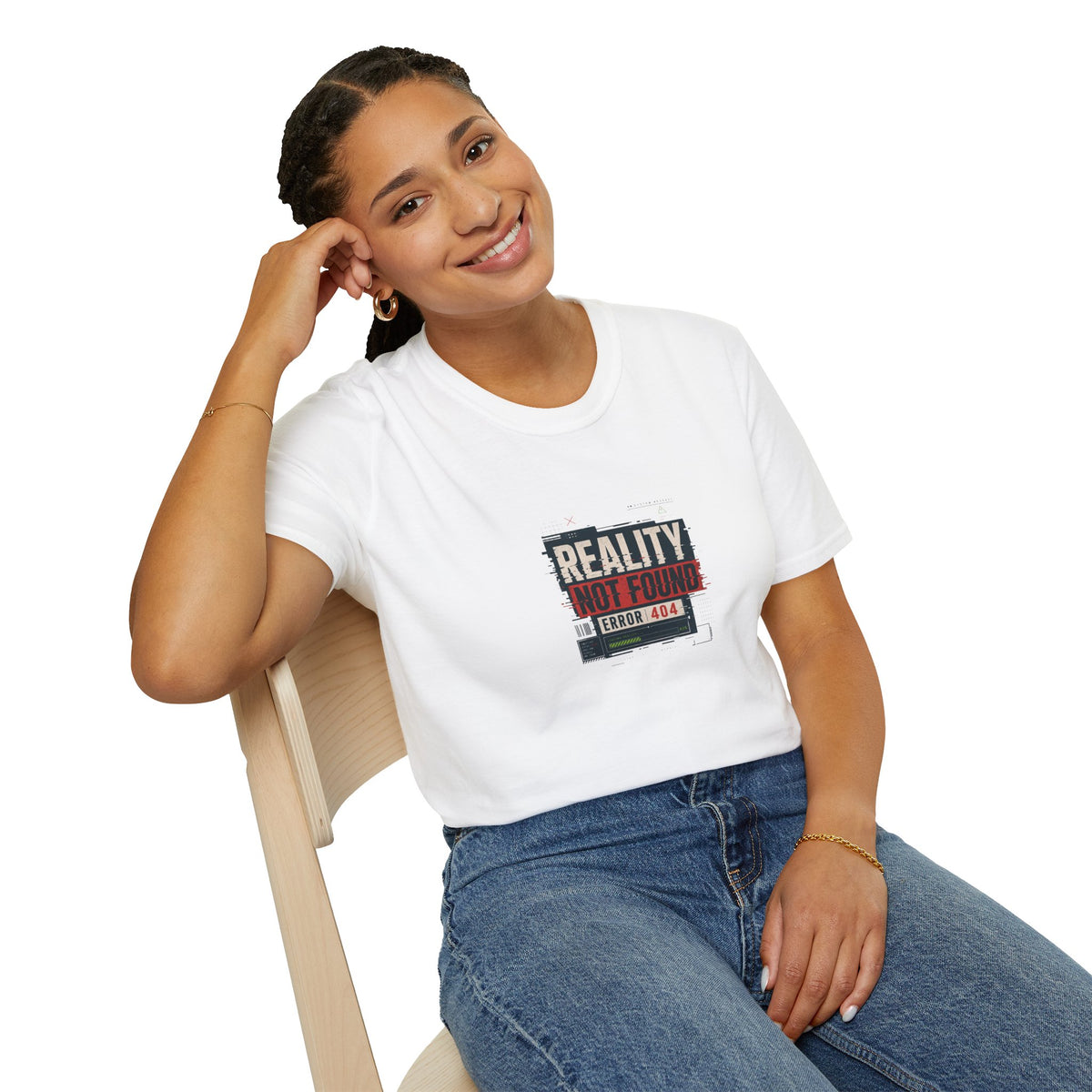 Reality Not Found T-Shirt - Error 404 Graphic Tee