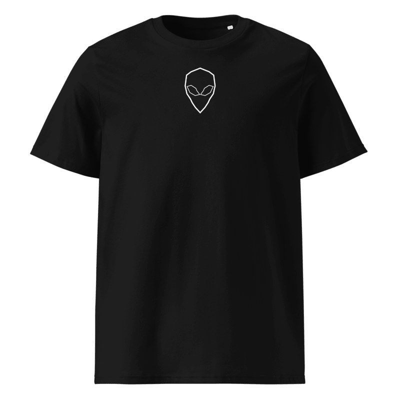 I Believe - Alien Motif - Front and Reverse Design - Solid Text | Unisex Organic Cotton T-Shirt