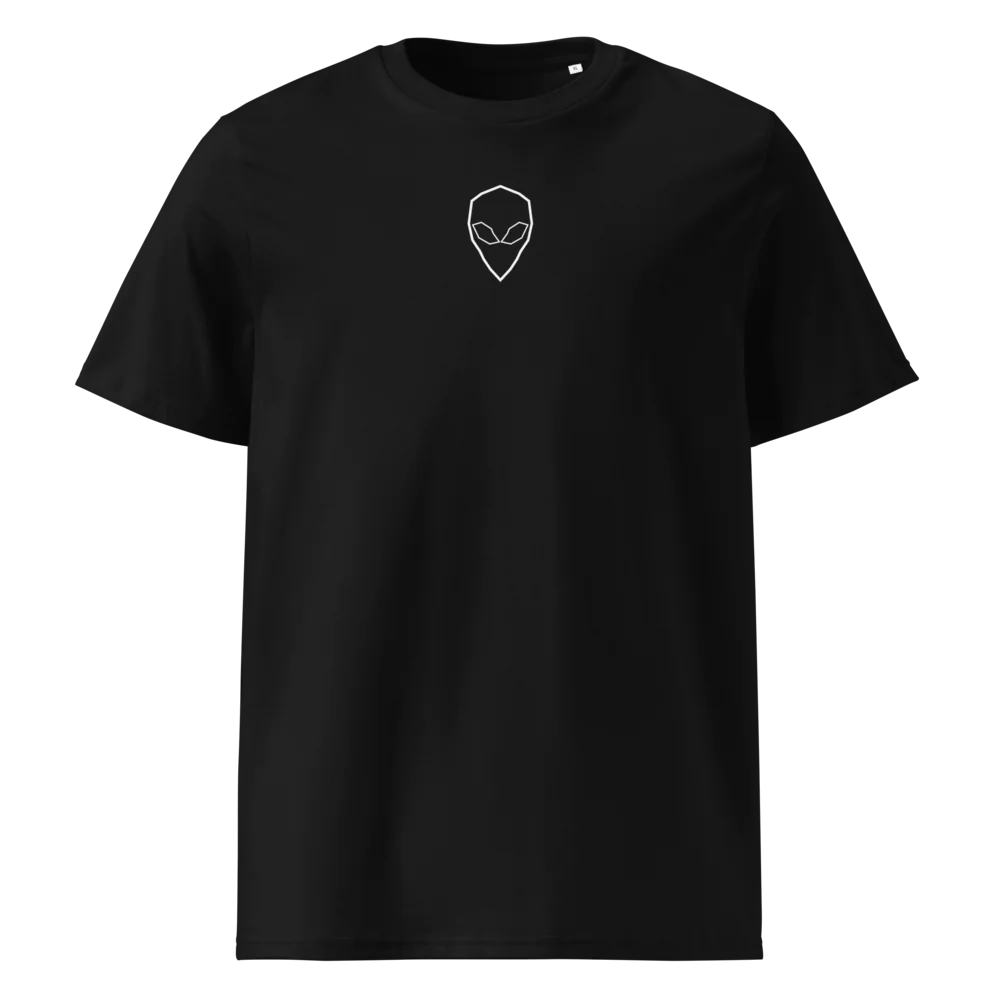 I Believe - Alien Motif - Front and Reverse Design - Graphic Text | Unisex Organic Cotton T-Shirt