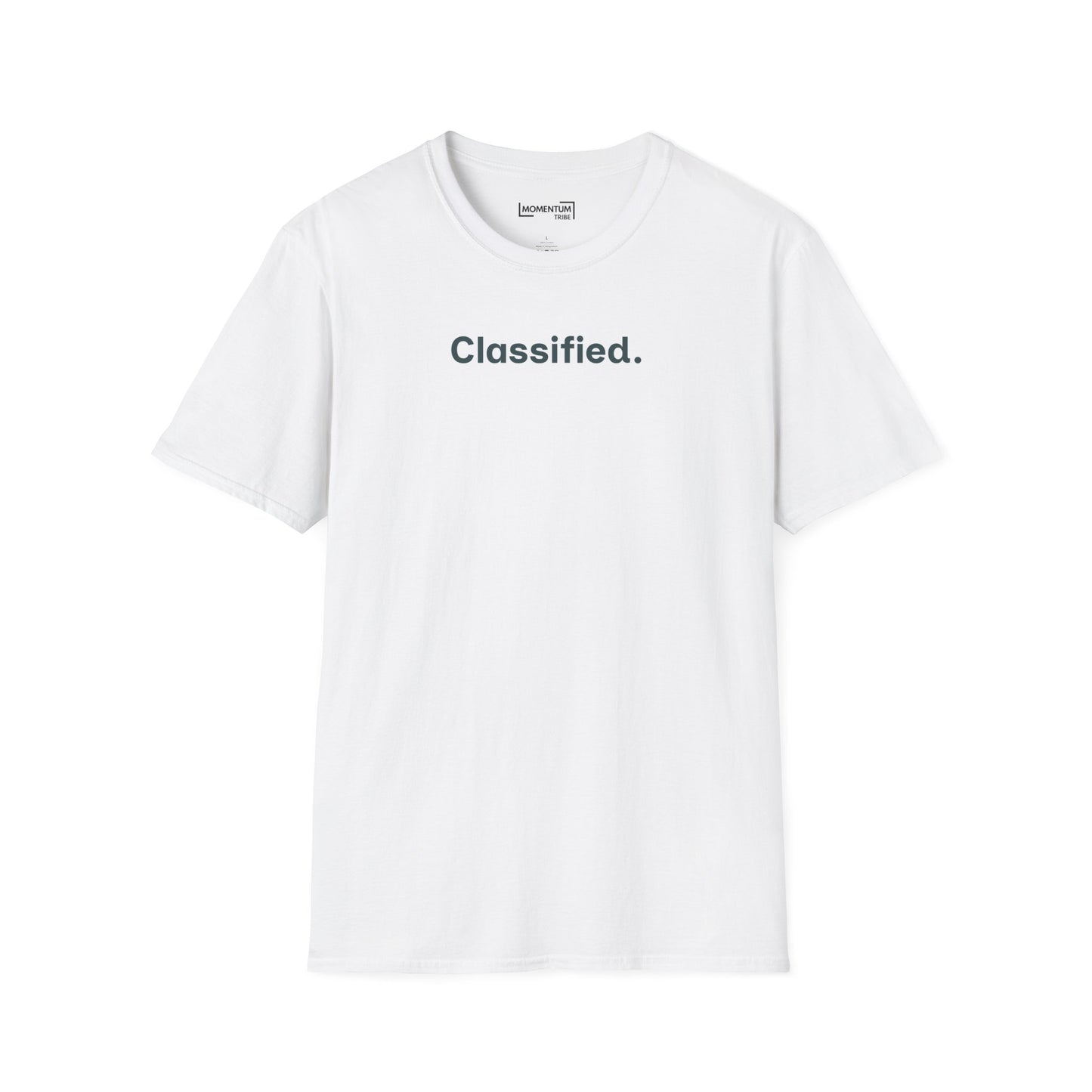 Classified. Minimalist Graphic T-Shirt - Subtle Statement Tee