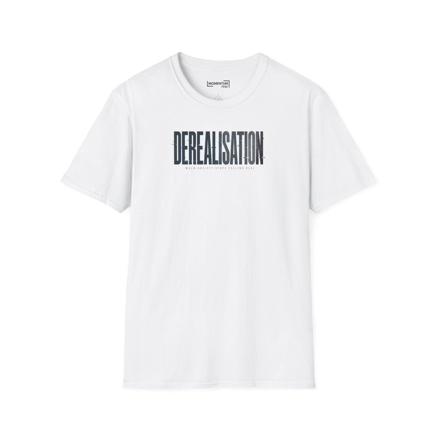 Derealisation Graphic T-Shirt - Minimal Mental Health Awareness Tee