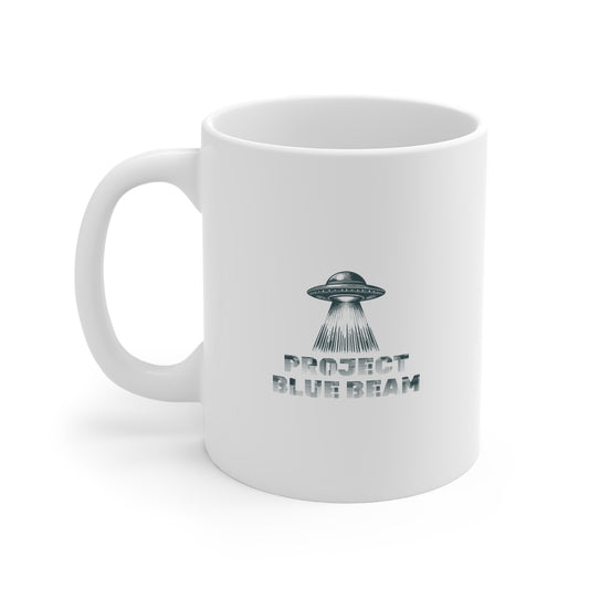 Project Blue Beam Mug - UFO Conspiracy Coffee Cup