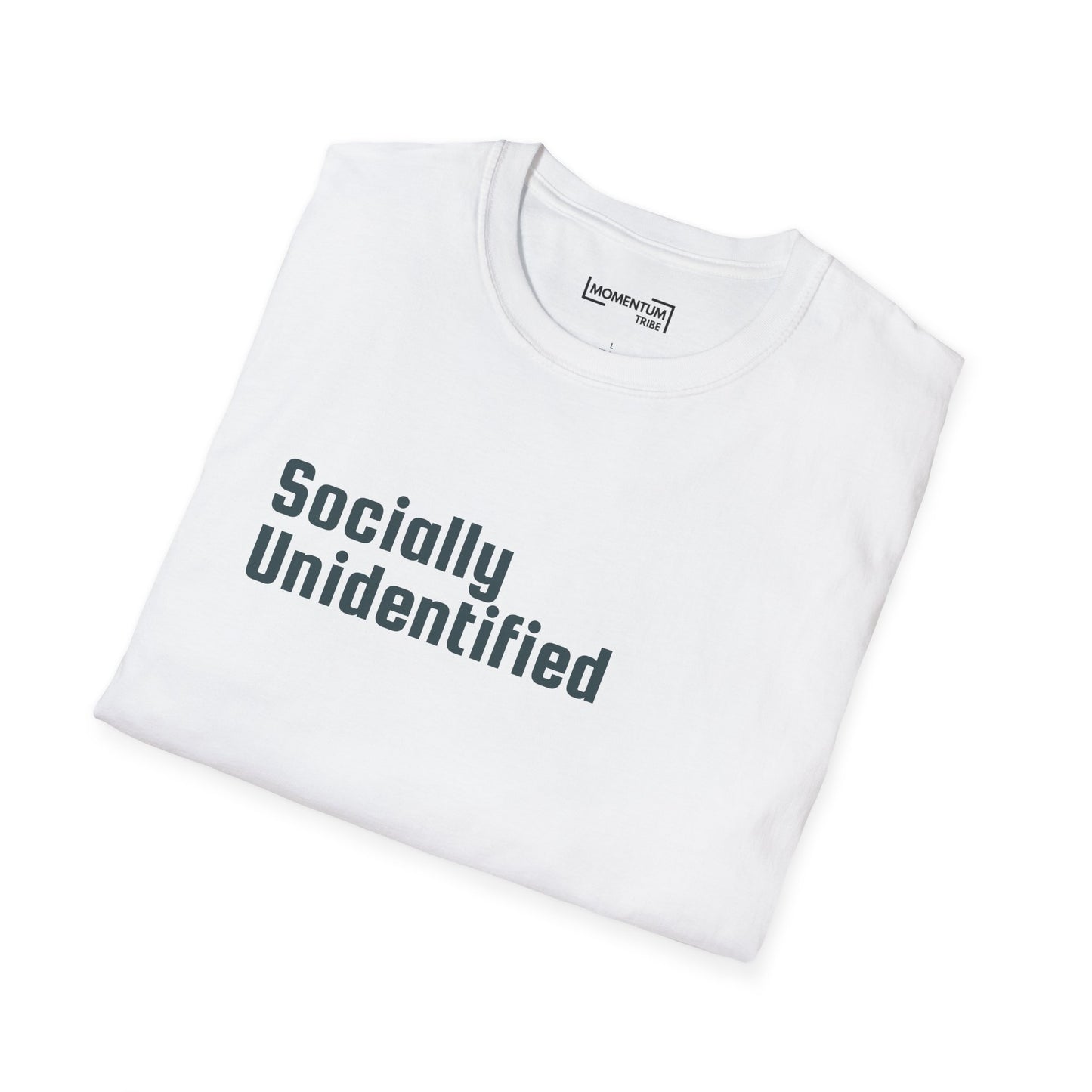 Socially Unidentified T-Shirt - Minimalist Introvert Tee