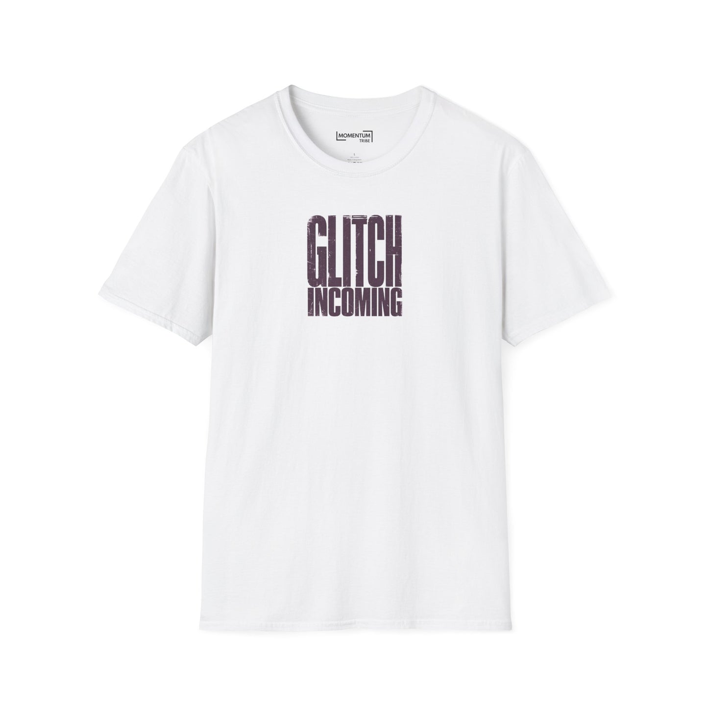 Glitch Incoming T-Shirt - Retro Distorted Typography Tee