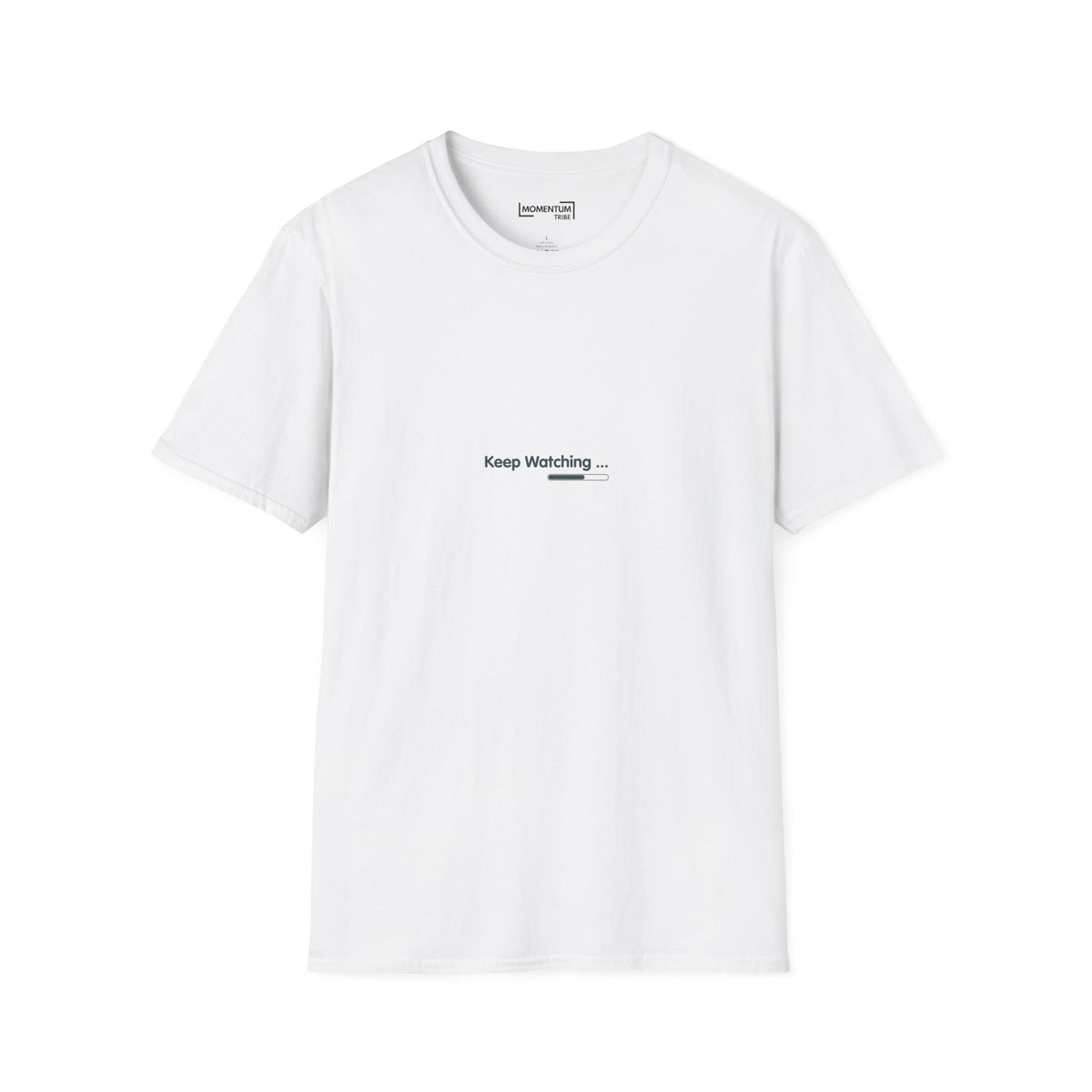 Keep Watching T-Shirt - Minimal Loading Graphic Tee