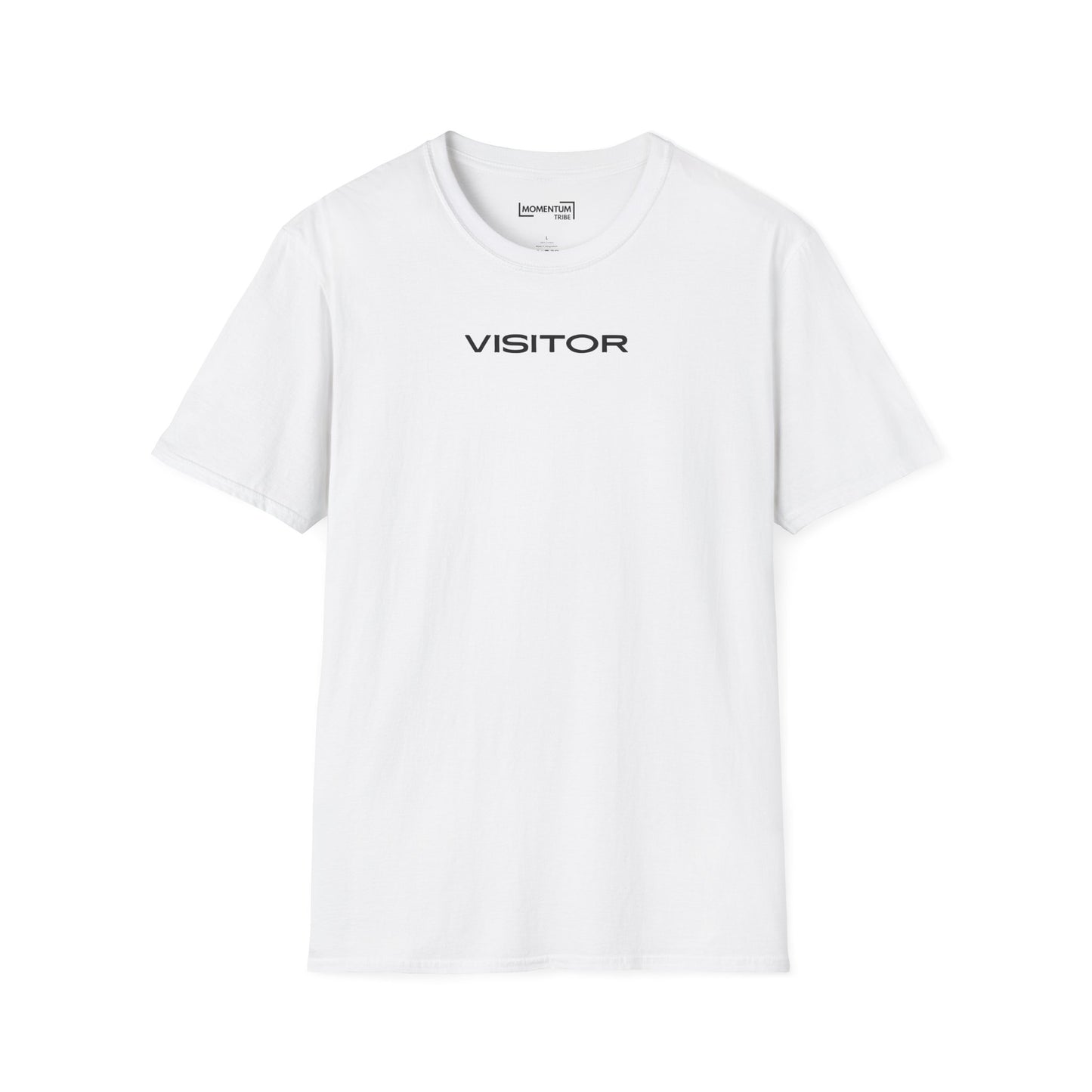 Visitor Text T-Shirt - Minimalist Graphic Tee