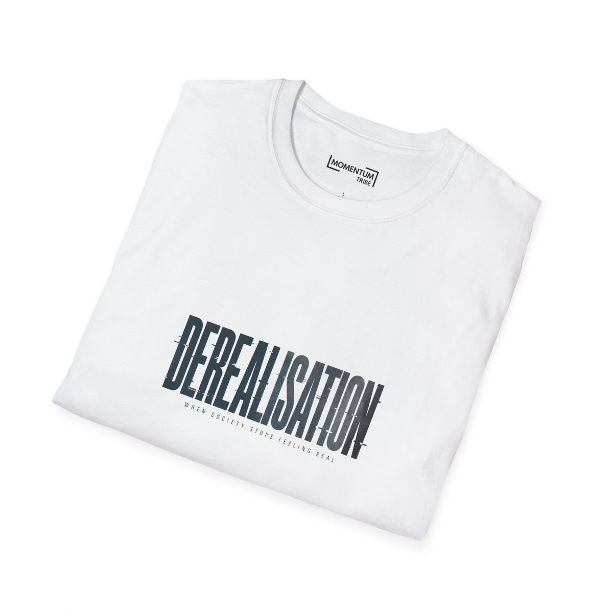 Derealisation Graphic T-Shirt - Minimal Mental Health Awareness Tee