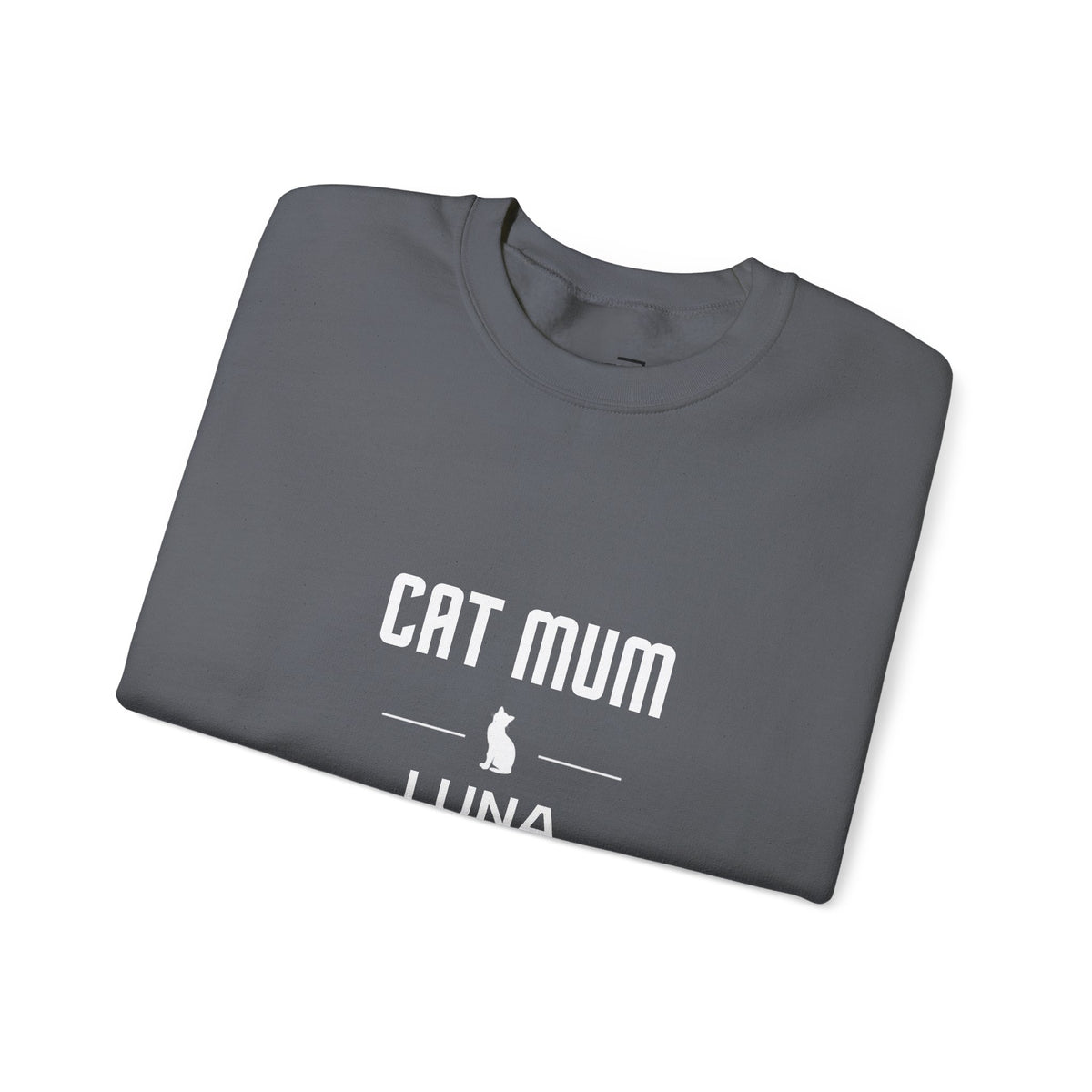 Personalised Cat Family Sweatshirt - Custom Cat Mum, Dad, Sister or Brother