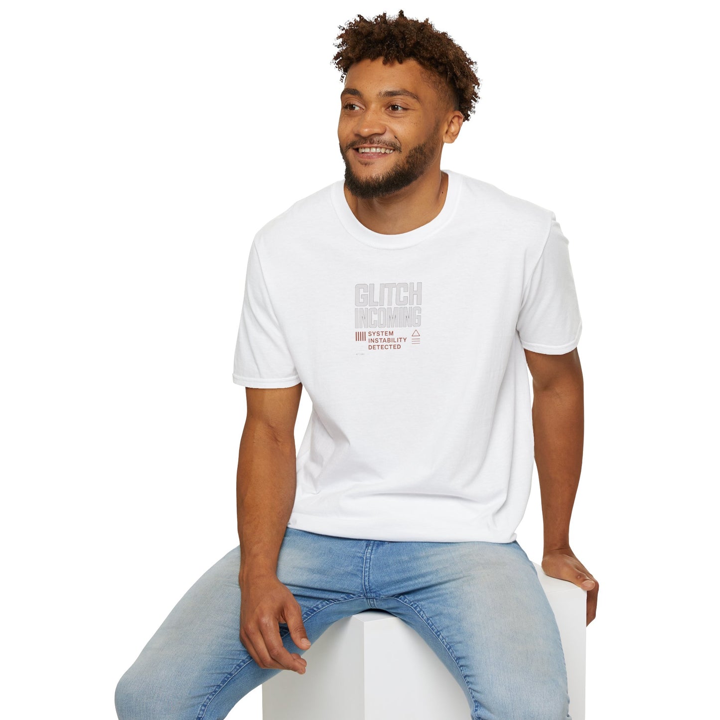 Glitch Incoming T-Shirt - "System Instability Detected" Tech Graphic Tee