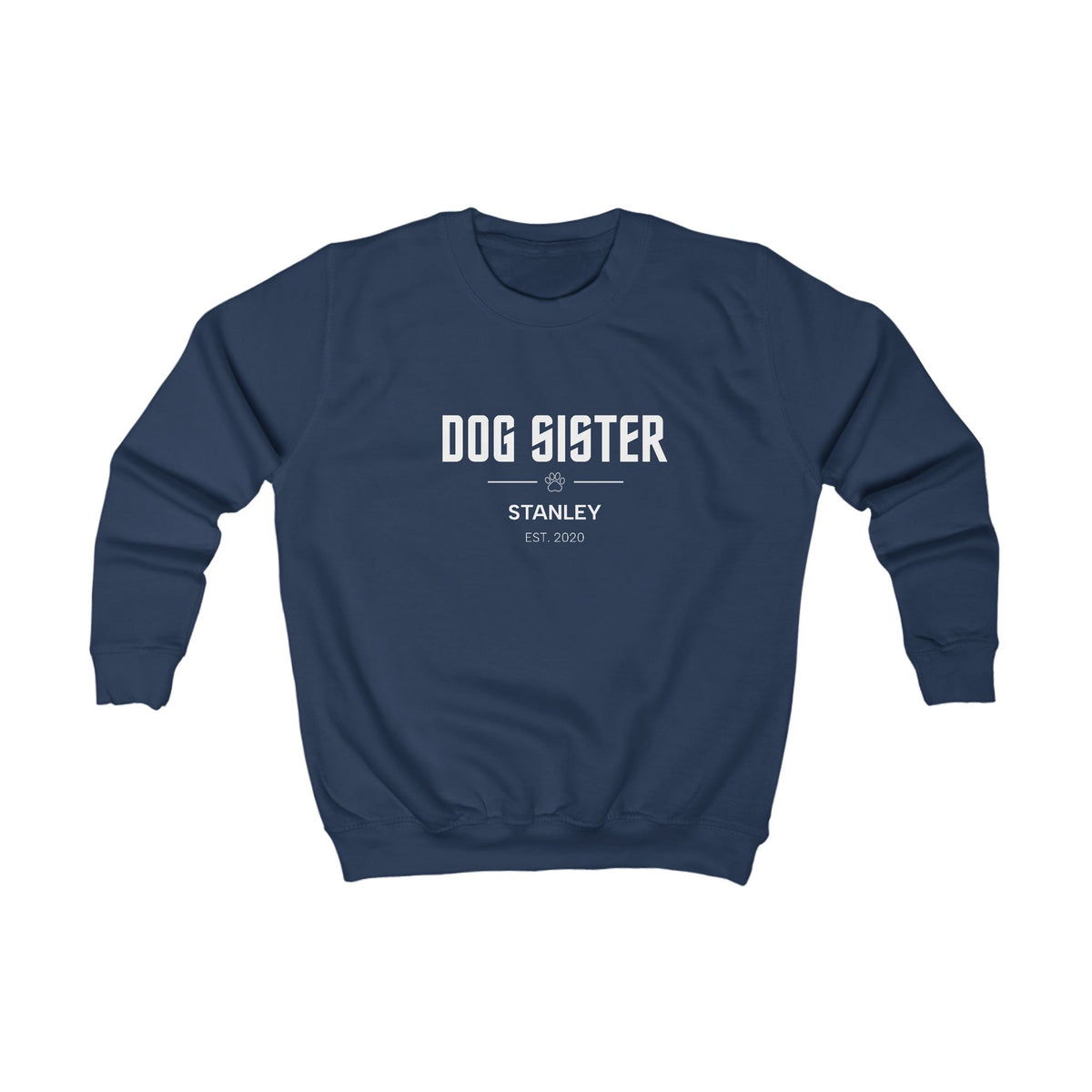 Personalised Kids’ Dog Family Sweatshirt | Dog Sister or Dog Brother