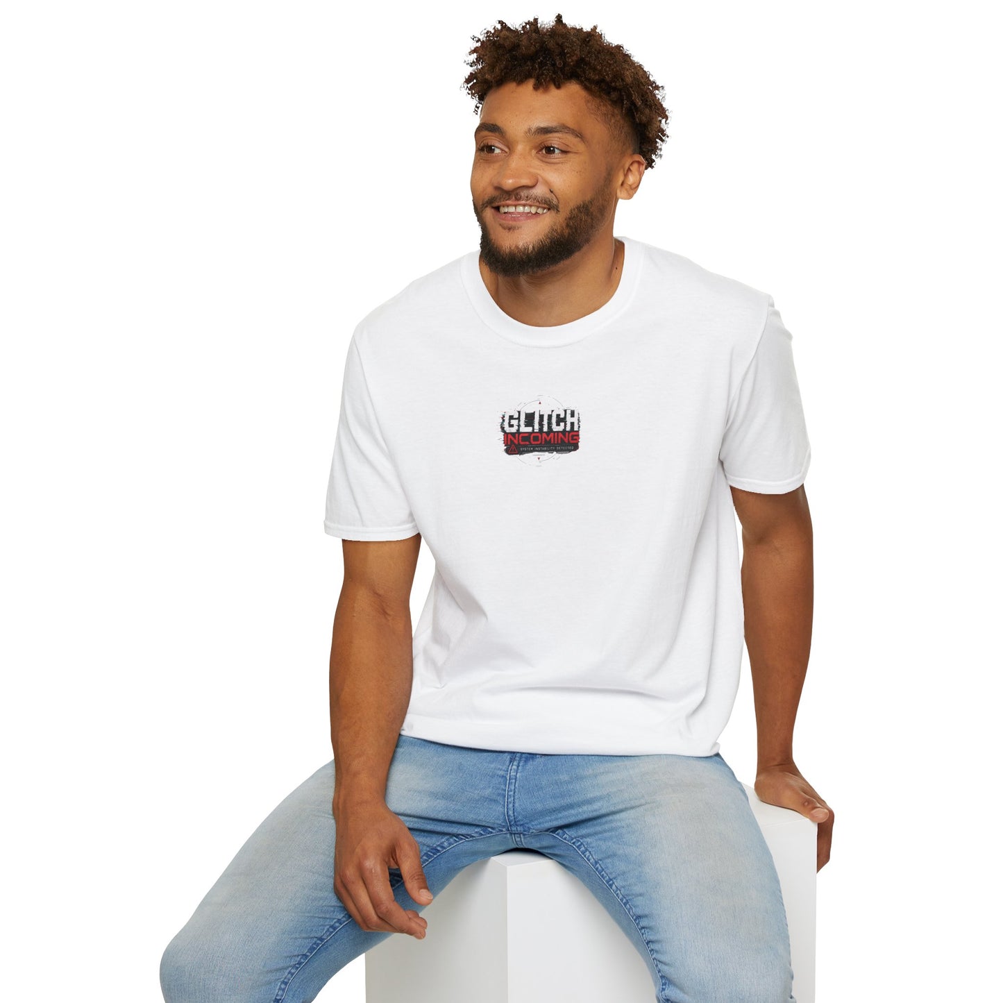 T-Shirt - 'Glitch Incoming' Retro Pixel Graphic Tee