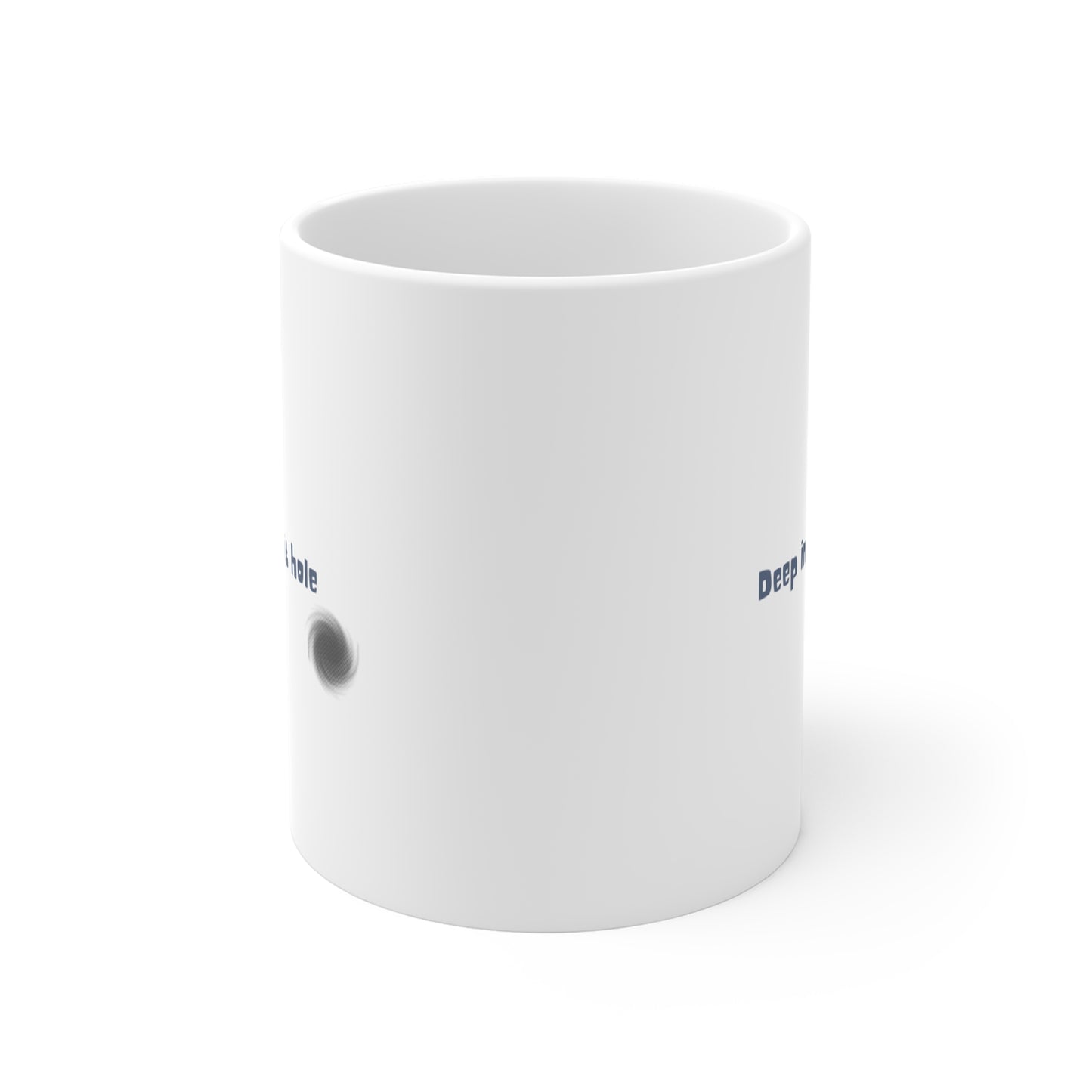 11oz Mug - "Deep in the Rabbit Hole" Minimalist Coffee Cup
