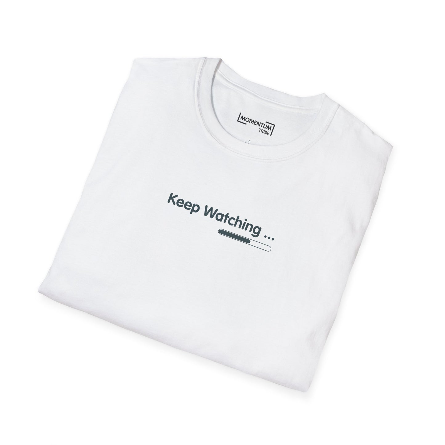 Keep Watching T-Shirt - Minimal Loading Graphic Tee
