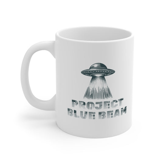 Project Blue Beam Mug - UFO Conspiracy Coffee Cup