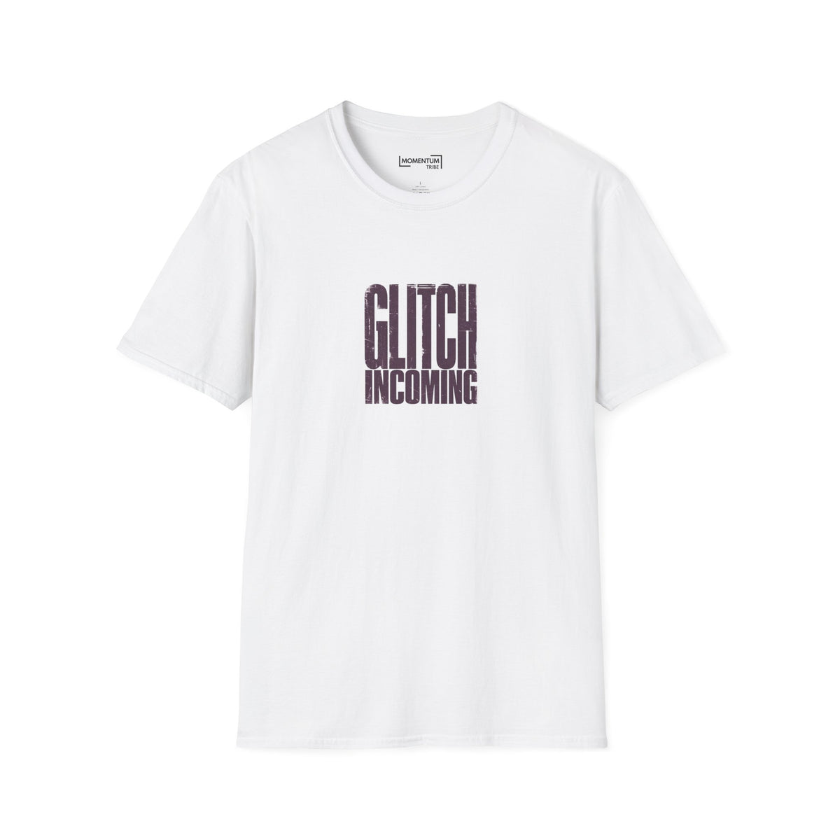 Glitch Incoming T-Shirt - Retro Distorted Typography Tee