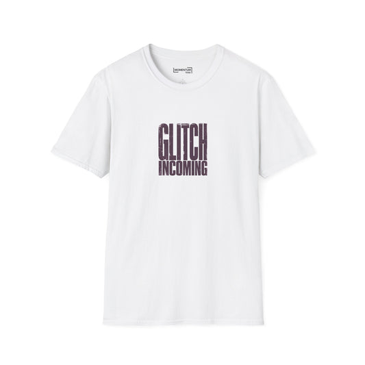 Glitch Incoming T-Shirt - Retro Distorted Typography Tee
