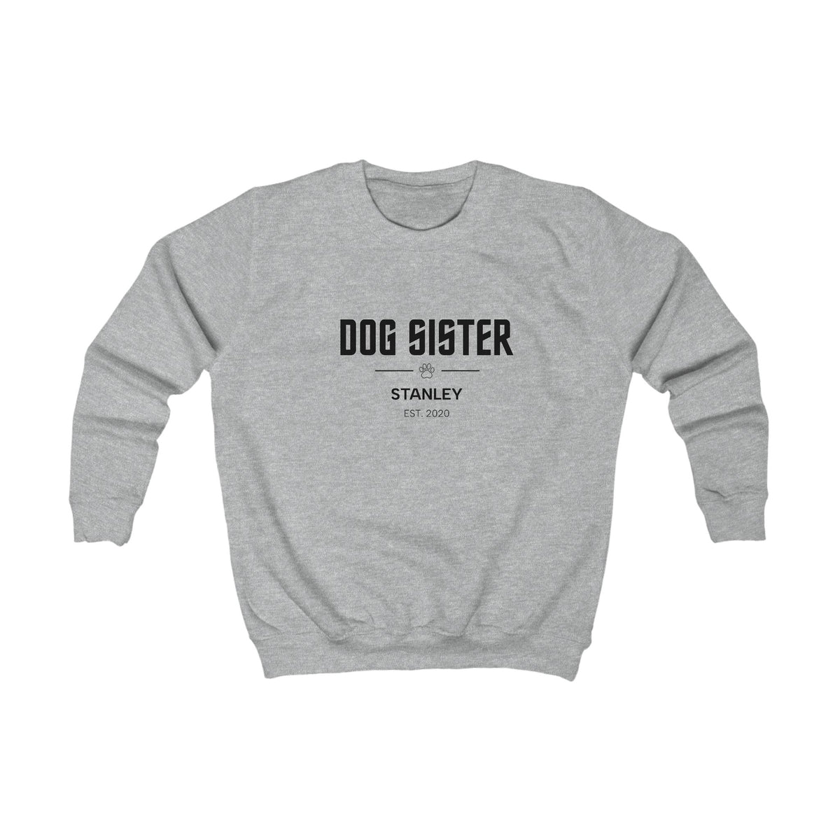 Personalised Kids’ Dog Family Sweatshirt | Dog Sister or Dog Brother
