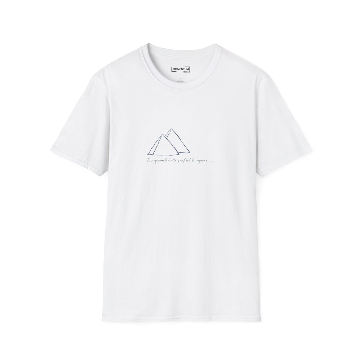 T-Shirt - Two Geometrically Perfect To You Minimal Mountain Tee