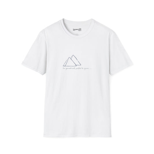 T-Shirt - Two Geometrically Perfect To You Minimal Mountain Tee
