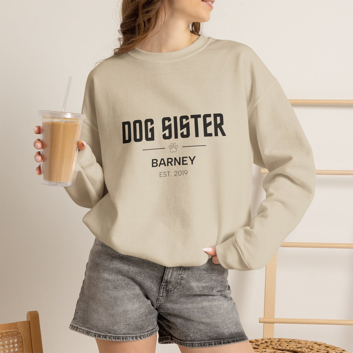 Personalised Dog Family Sweatshirt - Custom Dog Mum, Dad, Sister or Brother
