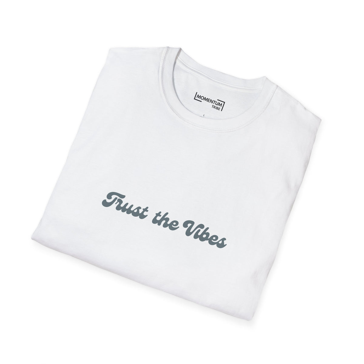 Trust the Vibes T-Shirt - Minimal Retro Script Graphic Tee