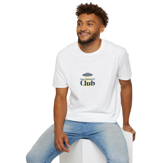 Close Encounters Club T-Shirt - UFO Alien Abduction Graphic Tee