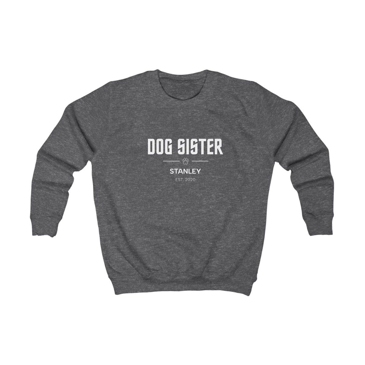 Personalised Kids’ Dog Family Sweatshirt | Dog Sister or Dog Brother