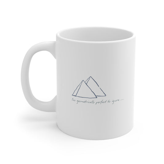 "Too geometrically perfect to ignore..." 11oz Ceramic Coffee Cup