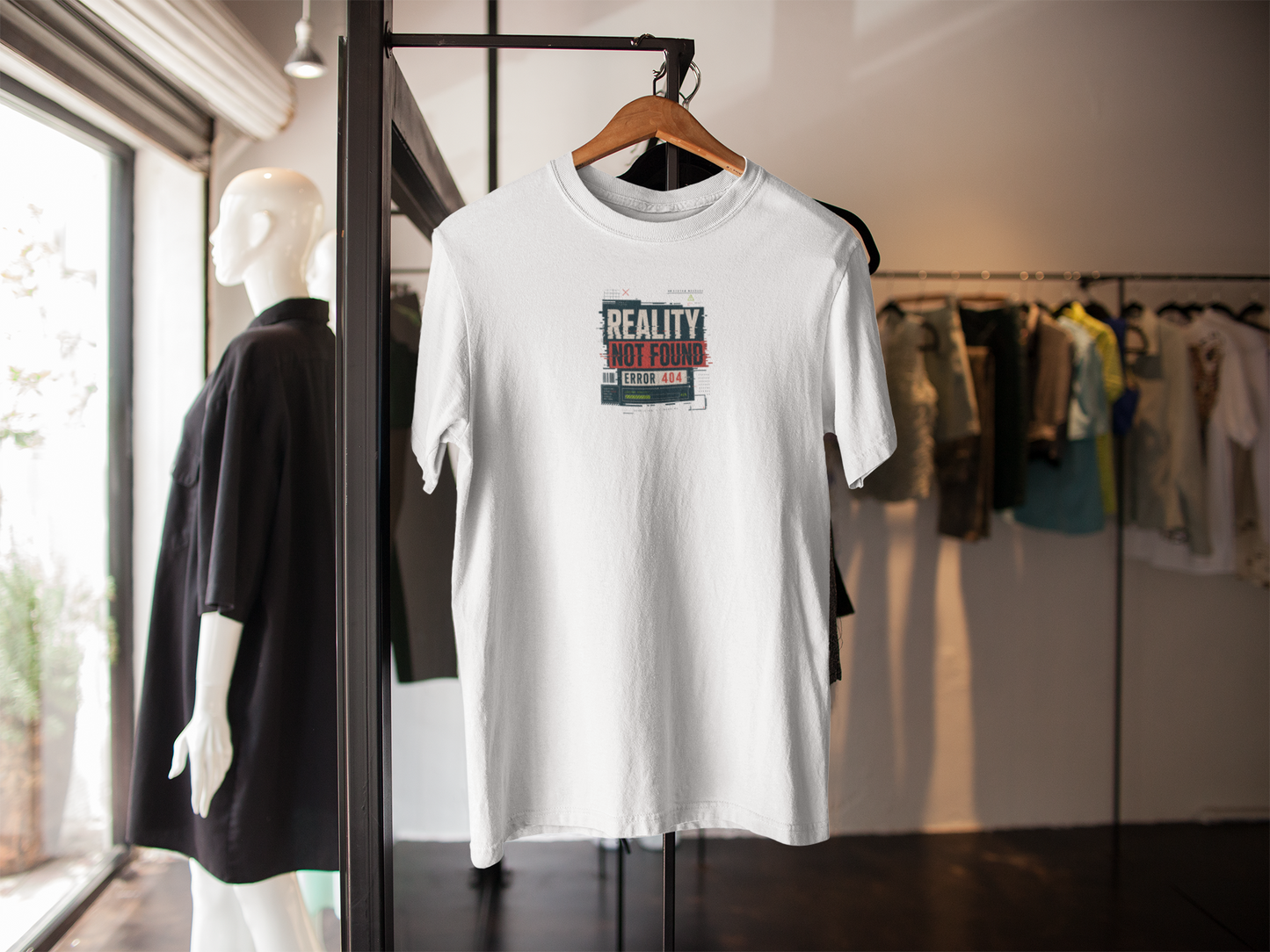 Reality Not Found T-Shirt - Error 404 Graphic Tee