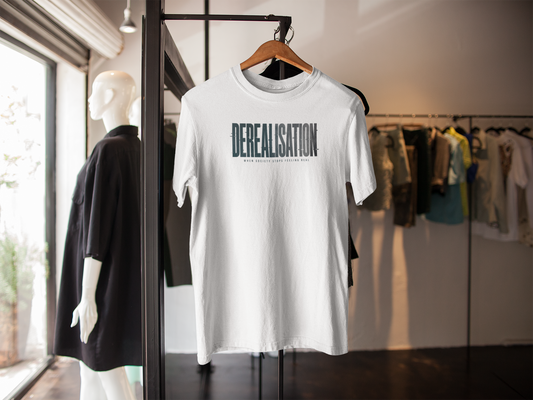 Derealisation Graphic T-Shirt - Minimal Mental Health Awareness Tee