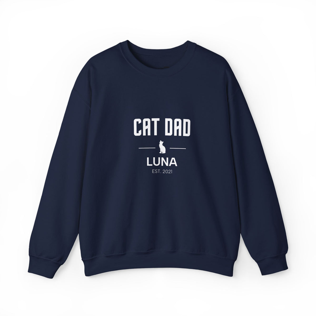 Personalised Cat Family Sweatshirt - Custom Cat Mum, Dad, Sister or Brother