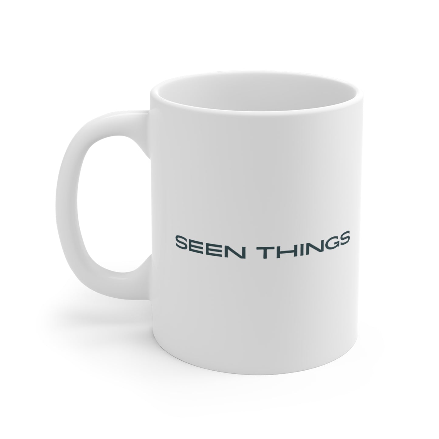 Seen Things Mug - Funny Minimalist Coffee Mug for Observant Friends