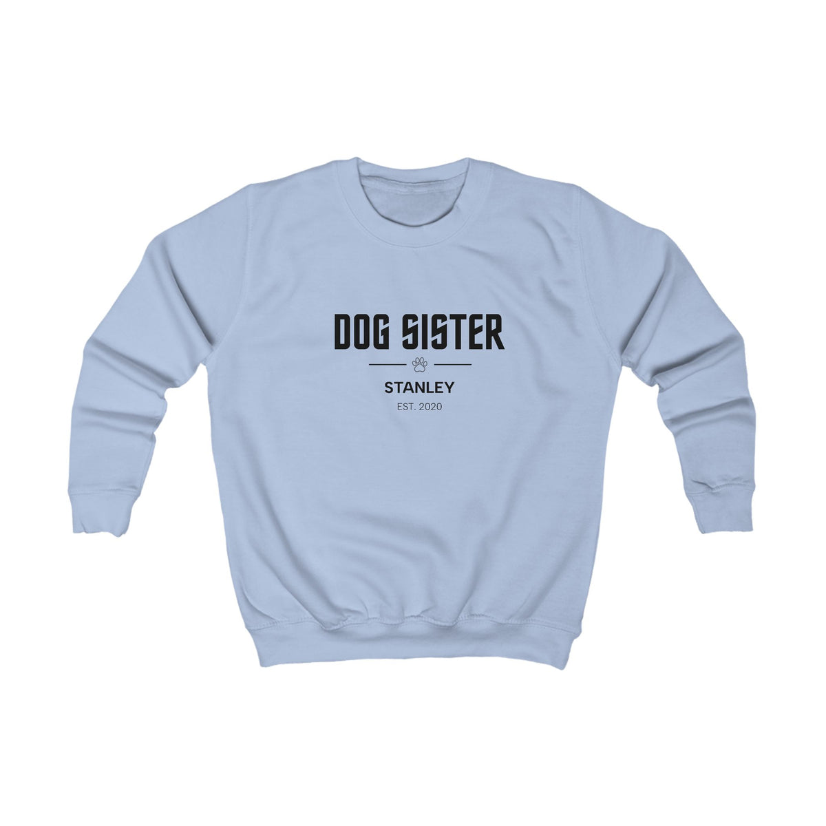 Personalised Kids’ Dog Family Sweatshirt | Dog Sister or Dog Brother
