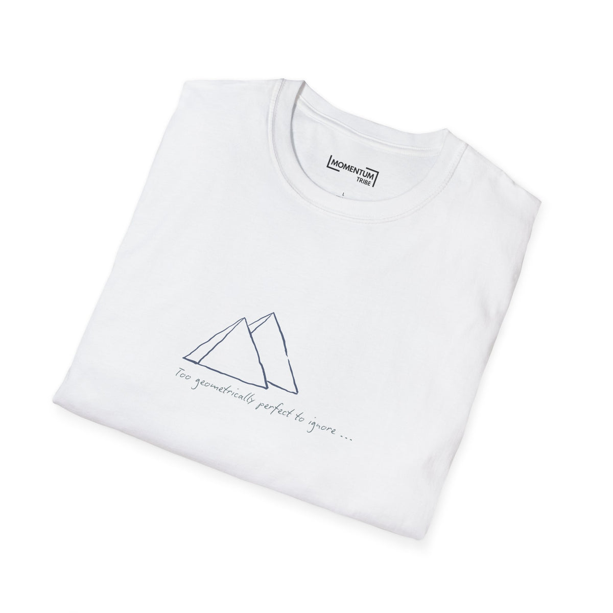 T-Shirt - Two Geometrically Perfect To You Minimal Mountain Tee