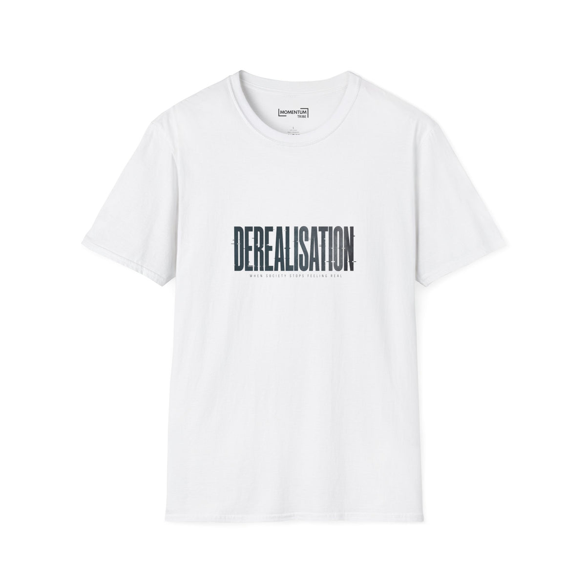 Derealisation Graphic T-Shirt - Minimal Mental Health Awareness Tee