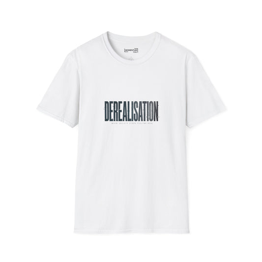 Derealisation Graphic T-Shirt - Minimal Mental Health Awareness Tee