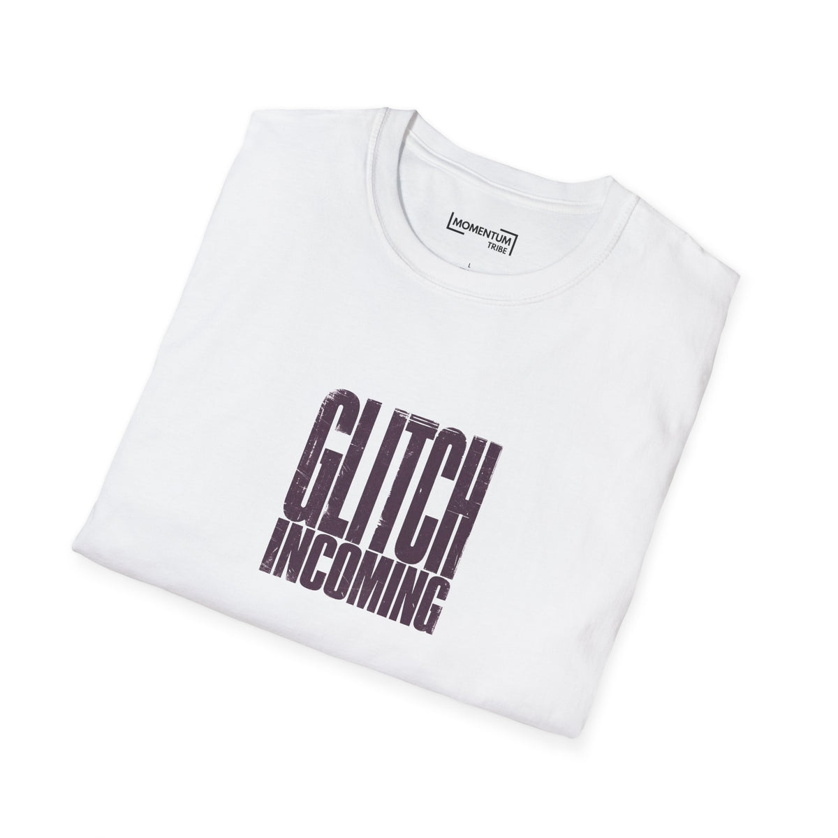Glitch Incoming T-Shirt - Retro Distorted Typography Tee