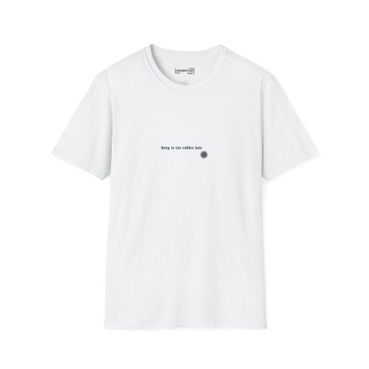 T-Shirt - "Deep in the Rabbit Hole" Minimal Graphic Tee