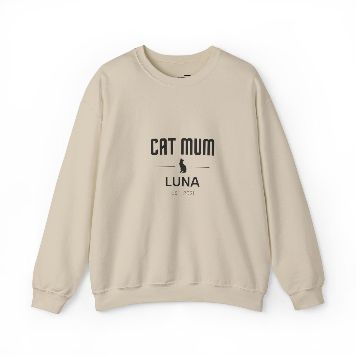 Personalised Cat Family Sweatshirt - Custom Cat Mum, Dad, Sister or Brother