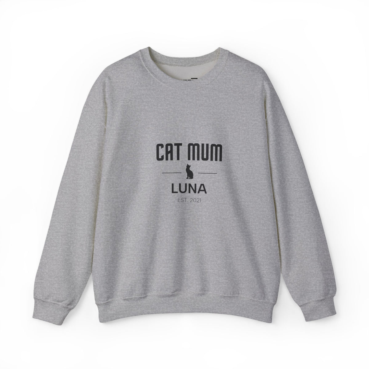 Personalised Cat Family Sweatshirt - Custom Cat Mum, Dad, Sister or Brother