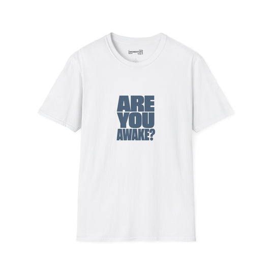 Are You Awake? Graphic T-Shirt - Bold Typographic Tee for Casual Wear