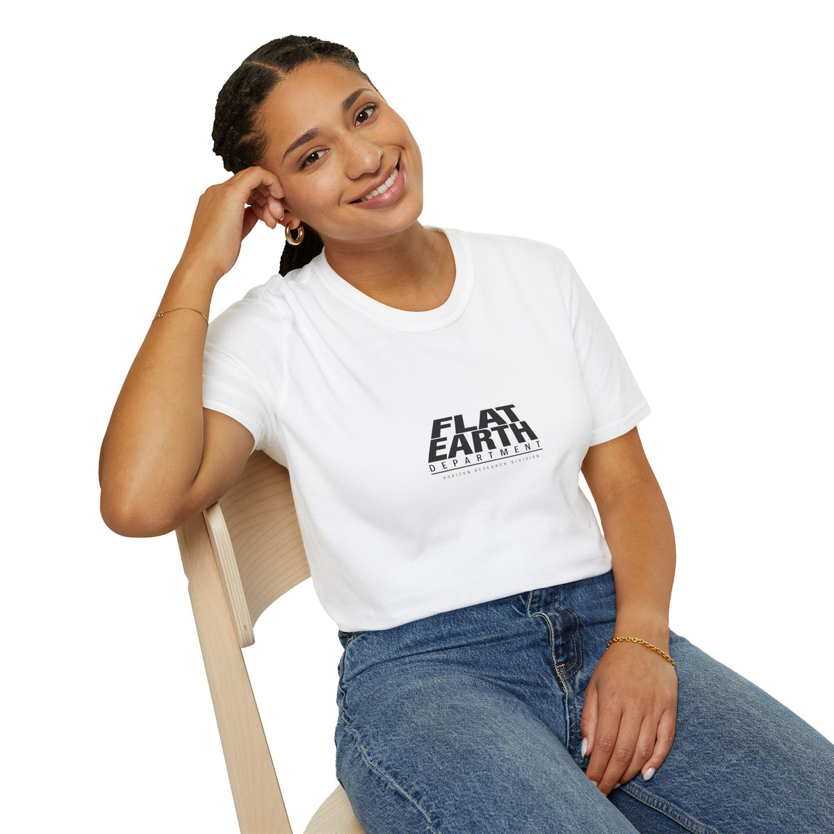 Flat Earth Department T-Shirt