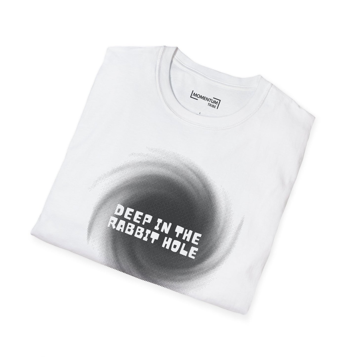 Deep in the Rabbit Hole T‑Shirt - Psychedelic Vortex Graphic Tee