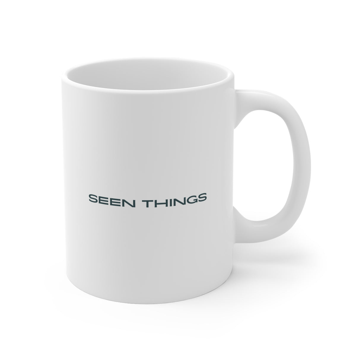 Seen Things Mug - Funny Minimalist Coffee Mug for Observant Friends