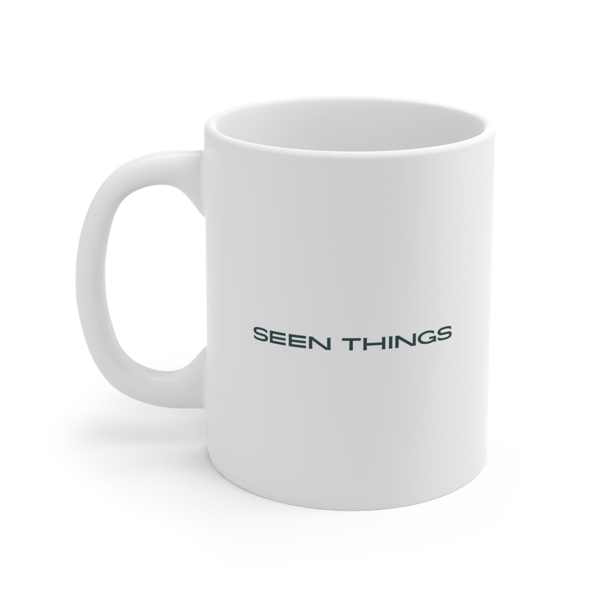 Seen Things Mug - Funny Minimalist Coffee Mug for Observant Friends