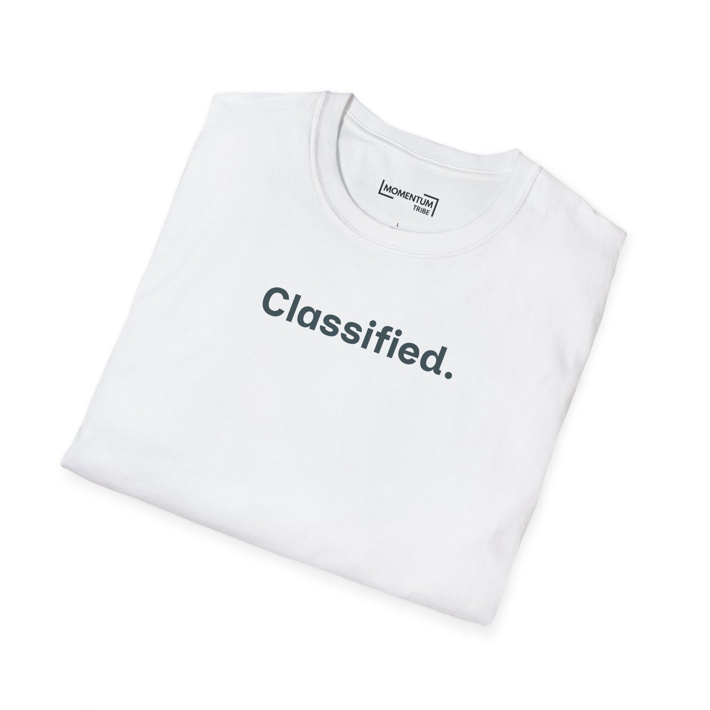 Classified. Minimalist Graphic T-Shirt - Subtle Statement Tee