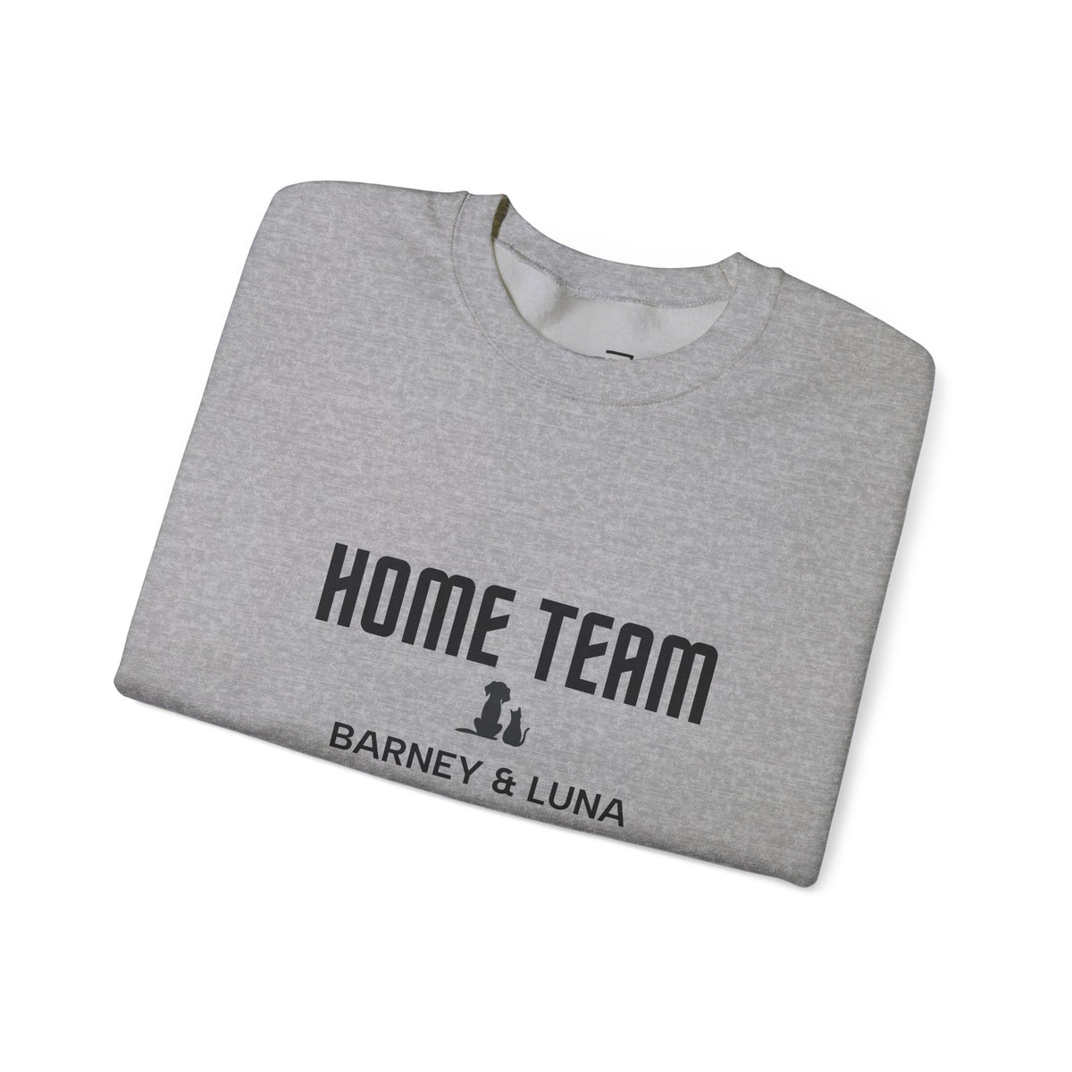 Personalised Home Team Sweatshirt for Dog and Cat Families - Custom Mum, Dad, Sister or Brother
