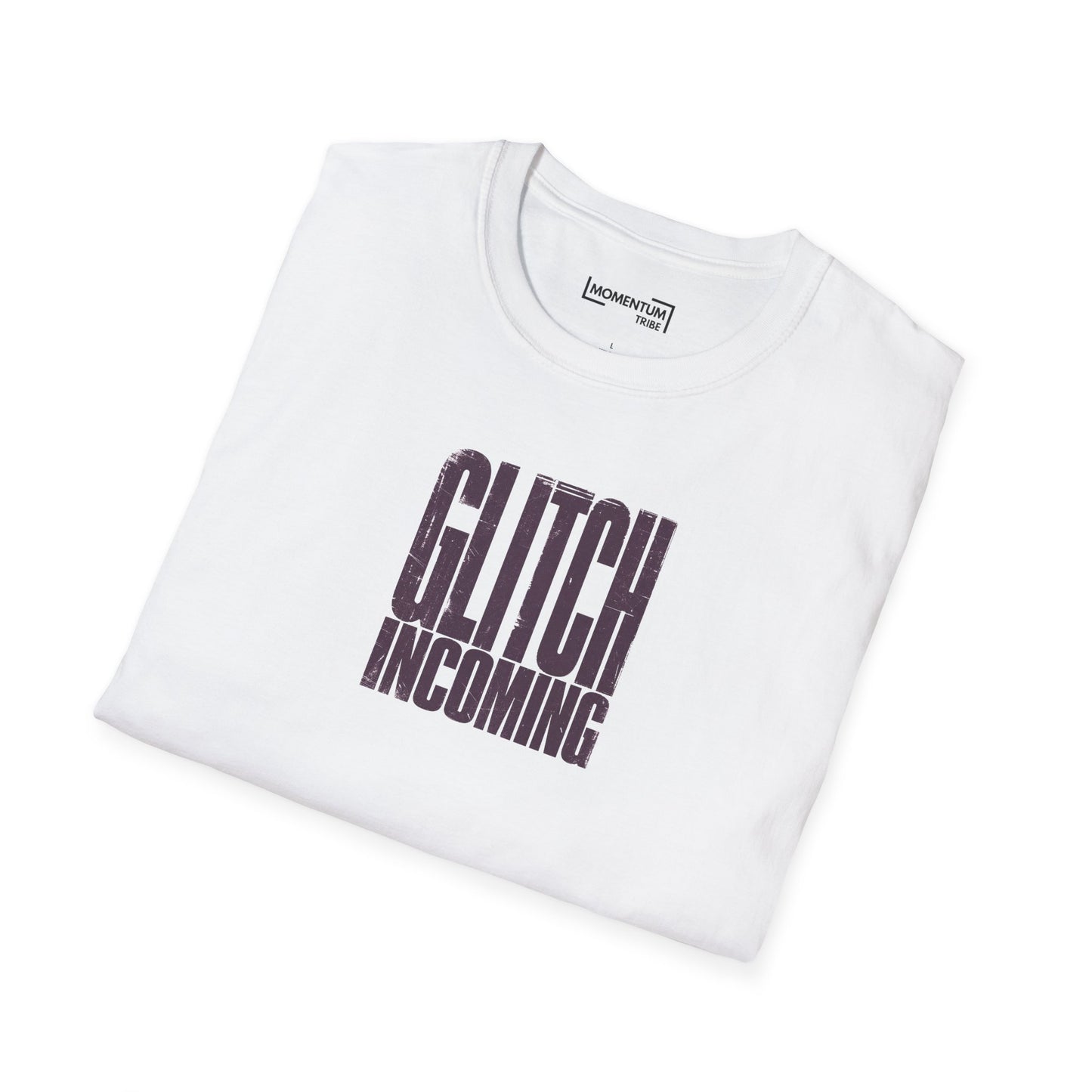 Glitch Incoming T-Shirt - Retro Distorted Typography Tee