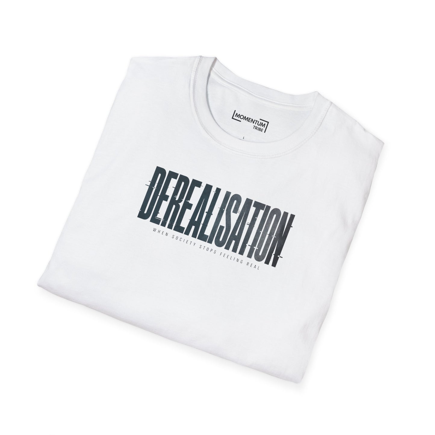 Derealisation Graphic T-Shirt - Minimal Mental Health Awareness Tee