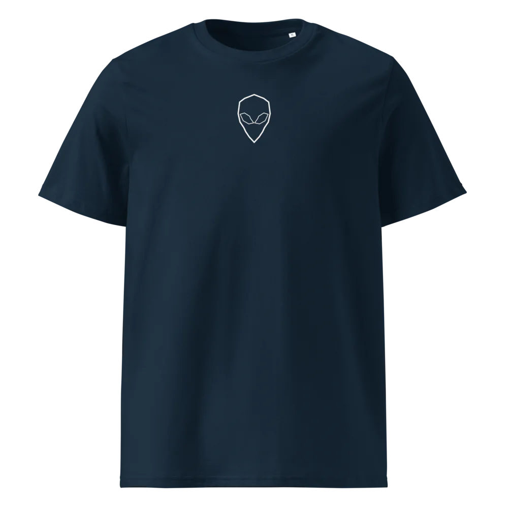 I Believe - Alien Motif - Front and Reverse Design - Graphic Text | Unisex Organic Cotton T-Shirt